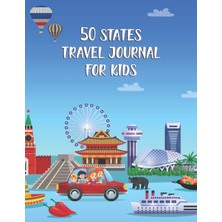Renas Store Independently Published 50 States Travel Journal For Kids: Activity Book For Children And Adults Of Maps Of The 50 States Of The Usa (English) (Series Of Challenge Books)