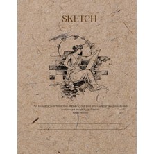 Renas Store Tıcha 8.5 x 11 Inches Paperback Sketch Book 50 Sheets: Drawing,writing,painting,sketching