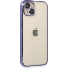 Magicool Iphone 13 Kılıf Razer Lensli Silikon - Mor