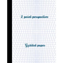 Renas Store 2-Point Perspective Drawing Sketch Pad - Grid Graph Paper For Interior Room Design, Industrial, Architectural, And 3D Design | 8.5"X11" | 72 Pages