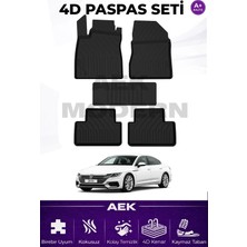AEK Modern Vw Arteon 4d Paspas Seti  2017 Sonrası A++ Kalite (5 Parça)