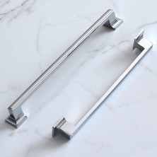 Renas Store BADEM10 Gama 160 mm Krom Metal Kulp Mutfak Dolabı Mobilya Dolap Kapak Çekmece Kulpları Kulbu Kulpu 16 cm