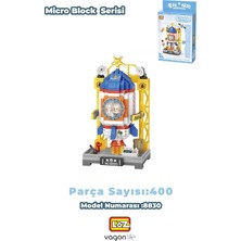 Renas Store Loz Micro Block Serisi Uzay Aracı Figürü 400 Parça Dekoratif Oyuncak Yapım Seti Yapı Blok FFLZ-8830