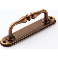 Renas Store Eskitme Antik Bakır Metal Kapı Çekme Kolu 12 cm Dolap Mobilya Dolap Çekmece Tutamağı Kulp Kulpları