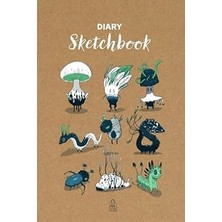 Renas Store Independently Published Diary Sketchbook: Draw And Write Journal, Art Book For Sketch Memories (Monsters And Creatures Themed)