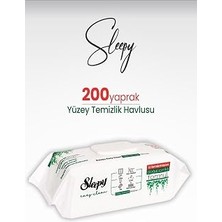 Renas Store Sleepy Easy Clean Yüzey Temizlik Havlusu 200 Yaprak