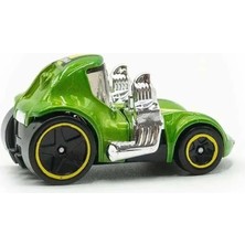 Renas Store Hot Wheels - Tooned Twin Mill - Tooned 1/5 - HKH14 - Short Card - Açık Yeşil Metalik - Mattel 2023