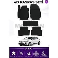 AEK Modern Renault Clio 4 4d Paspas Seti  2012-2019 A++ Kalite (5 Parça)