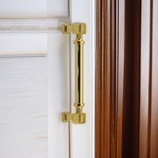 Renas Store Talas 128 mm Kulp Gold Altın Mobilya Çekmece Mutfak Dolabı Dolap Kapak Kulplar Kulb Kulp