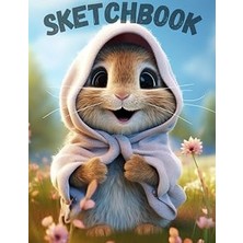 Renas Store Sketchbook: Notebook For Drawing, Writing, Sketching, Painting Or Doodling. Large Sketchbook For Kids And Toddlers With Rabbit In A Blanket . Ages ... 110 Blank Pages, Size: 8.5 x 11 In) Opis