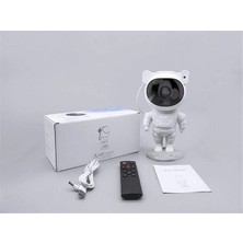 Shopwave Çocuklara Özel Projeksiyon Astronot Lamba Speaker Sevimli