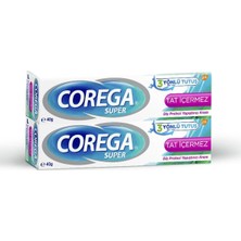 Renas Store Corega Tat Içermez Yapıştırıcı Krem 40G x 2 Adet