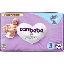 Renas Store Canbebe Fırsat Paketi Bebek Bezi, Midi 56'lı