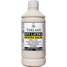 Renas Store Terlans Ekstra Kalın Sıvı Lateks 500 ml Fırça ile Sürülebilir Kalıp Sıvısı Thick Liquid Latex