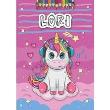 Renas Store Lori: Personalized Coloring Book For Lori | Theme: Unicorn | Birthday Gift For Girl, Daughter ... | Ages: 4-8 | 25 Unicorn Designs With Name Lori, Large Size A4 (Ca. 8.5 x 11 Inches)