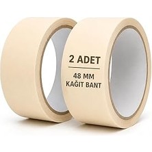 Renas Store 2 Adet Kağıt Bant 48MM Maskeleme Bandı Boya Bandı