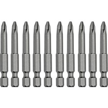Renas Store (10'lu Set) Mıknatıslı Yıldız Ph2 Bits Uç 75 mm Kutulu Manyetik 1/4 Matkap Ucu 7.5 cm Uzunluk
