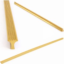 Renas Store Foça Altın Çekmece Kulp 1184 mm Uzun Dolap Kapak Kulbu Modern Şık Mobilya Kulpu Aksesuarı