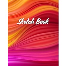Renas Store Sketch Book: Notebook For Drawing, Writing, Painting, Sketching And Doodling, A Large 8.5" x 11" Sketchbook For Kids And Adults To Unleash Creativity, Exclusive Abstract Colors Cover