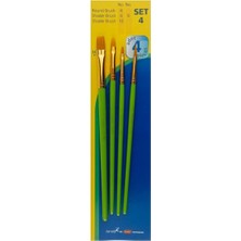 Renas Store Fanart Fırça Seti Dove 4 Yeşil Sap 4lü F-71500.904