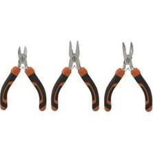 Renas Store Feyza Yapı 3 Lü Mini Pense Seti Yan Keski Kargaburun Elektrikci Seti Hobi Profesional Kullanım