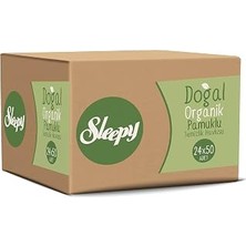 Renas Store Sleepy Doğal Organik Pamuklu Temizlik Havlusu 24X50