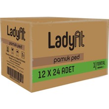 Renas Store Ladyfit Bambu Normal 288'LI Vegan Ped (12 x 24 Adet)