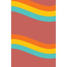 Renas Store Ride The Retro Maroon Wave Journal
