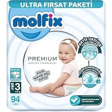 Renas Store Molfix Oks Midi 94'lü Bebek Bezi