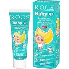 Renas Store R.o.c.s. Baby 0-3 Yaş Muz Püresi Tadında Bebek Diş Macunu 45G
