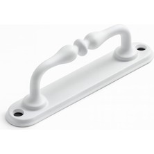 Renas Store Beyaz Metal Kapı Çekme Kolu 12 cm Dolap Mobilya Dolap Çekmece Tutamağı Kulp Saclı Kulpları