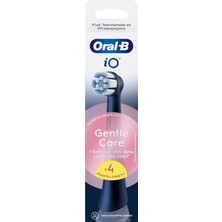 Renas Store Oral-B Io Gentle Care Siyah Diş Fırçası Yedek Başlığı 4 Adet