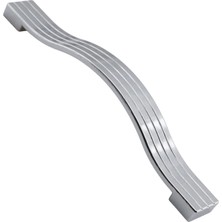Renas Store BADEM10 Akasya Metal Mobilya Mutfak Dolabı Çekmece Kapı Dolap Kapak Kulpu Kulbu Krom 160 mm Kulp