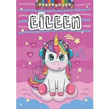 Renas Store Eïleen: Livre De Coloriage Personnalisé Pour Eïleen | Licorne | Cadeau D'anniversaire Pour Fille ... | 4 À 8 Ans | 25 Motifs De Licorne Avec Le Prénom Eïleen, Grand Format A4 (21 x 29.7 Cm)