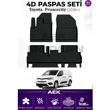 AEK Modern Toyota Proace City 4d Paspas Seti  2019-2024 A++ Kalite (3 Parça)