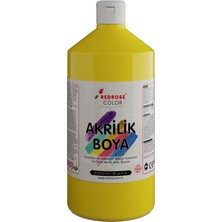 Renas Store Red Rose Sarı Akrilik Boya 1000 gr