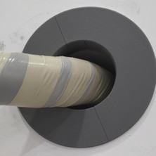 Renas Store Klima Borusu Dekoratif Kapak, Plastik, Boru Deliği Kapatma Aparatı Koyu Gri