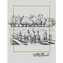 Renas Store Sketchbook: River Scene, Large 8.5" x 11", 110 Pages, Perfect For Everyone, Crayons, Pencils, Drawing And Sketching