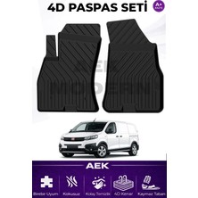 AEK Modern Fiat Scudo  Sonrası Ulysee 4d Paspas Seti  2022 Sonrası A++ Kalite (2 Parça)