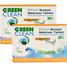 Renas Store U Green Clean Green Clean Bitkisel Bulaşık Makinesi Tableti 30'lu x 2