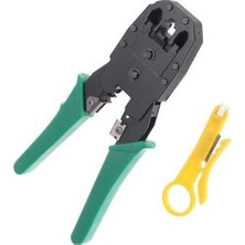 Renas Store Network Pensesi Jack RJ45 RJ11 Rj9 Sıkma Çakma Pensesi Cat5 Cat6 - Kablo Soyucu