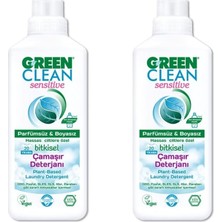 Renas Store U Green Clean Green Clean Sensitive Bitkisel Çamaşır Deterjanı 1000 ml X2 Adet