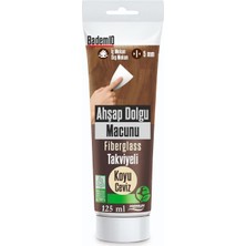 Renas Store Ahşap Parke Tamir Macunu Koyu Ceviz Mobilya Masa Dolgu Çatlak Çizik Giderici 125 ml Kullanıma Hazır