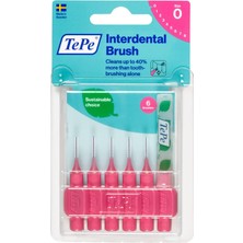 Renas Store Tepe Blister 0.4 mm 0 Beden Diş Arası Fırçası Pembe (1 x 6 Adet)