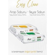 Renas Store Sleepy Easy Clean Yüzey Temizlik Havlusu 100' Lü ve Arap Sabunu Katkılı 100'LÜ