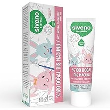 Renas Store SIVENO%100 Doğal Florürsüz Karışık Meyve Aromalı Bebek ve Çocuk Için Diş Macunu 50 ml