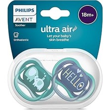 Renas Store Philips Avent Ultra Air Emzik, 18 Ay+, Erkek Bebekler Için, 2’li Paket, Ortodontik Silikon, Geniş Hava Delikli, Mikrodalga Sterilize Edilebilir, Bpa Içermez, SCF349/18