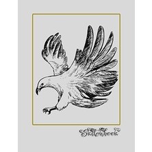 Renas Store Sketchbook: Bird Sketch, Large 8.5" x 11", 110 Pages, Perfect For Everyone, Crayons, Pencils, Drawing And Sketching