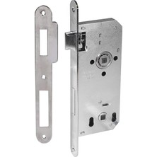 Renas Store BADEM10 Hok ET-45M Ekstra Gömme Kilit Wc Banyo Kilidi Oval Köşeli 45 mm