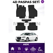 AEK Modern Audi A3(8p) 4d Paspas Seti  2004-2012 A++ Kalite (5 Parça)